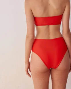 The Higher Red Bikini Bottom