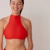 The Higher Red Bikini Top