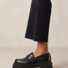 Trailblazer Black Leather Loafers