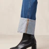 Watercolor Black Vegan Leather Ankle Boots
