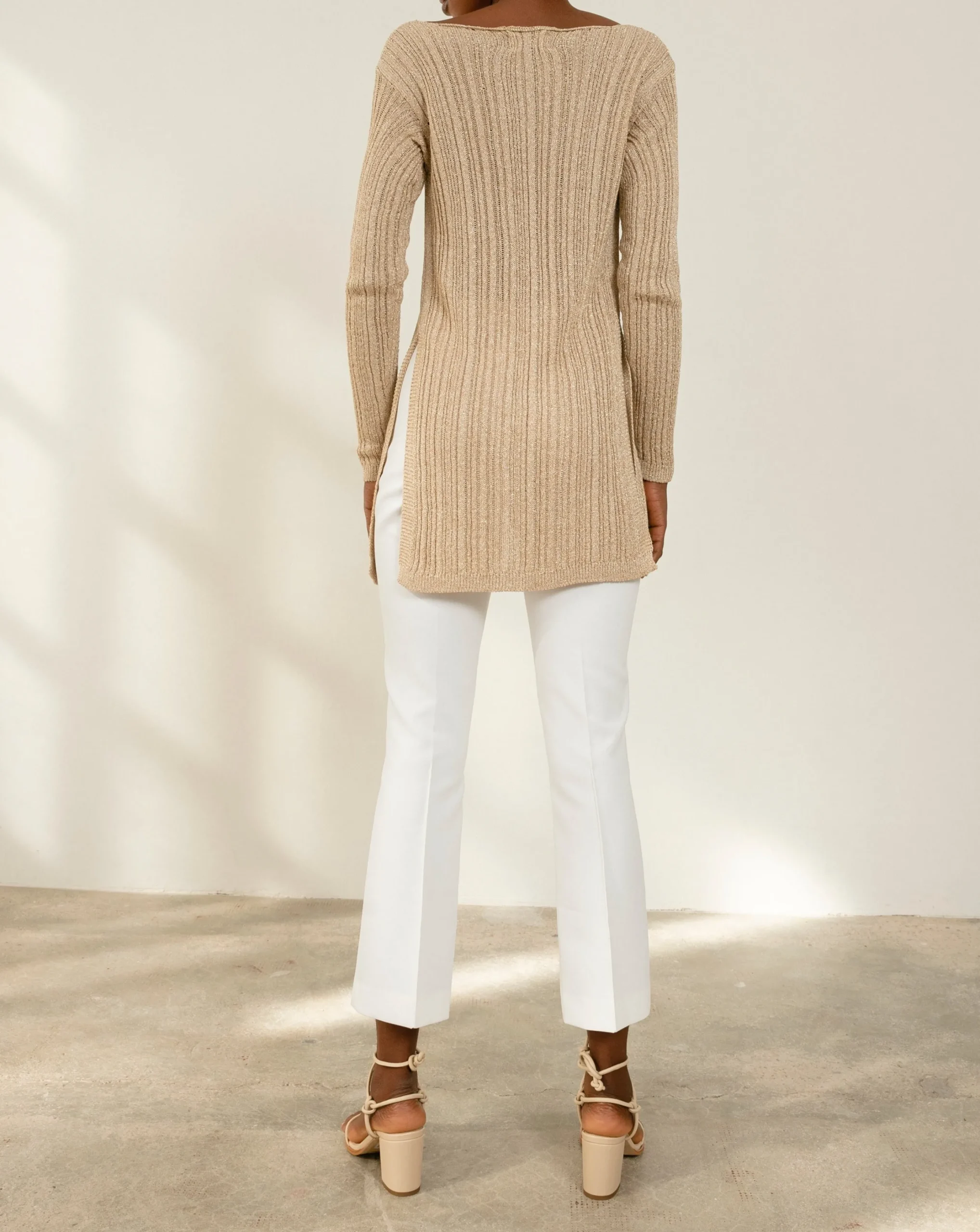 Witty Cream Tricot Cardigan